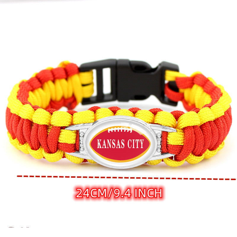 Football League Team Bracelet Gift For Women