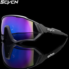 SCVCN Sports Men's Cycling Sunglasses UV Protection Glasses For Road Mountain