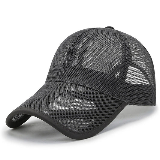 Mesh Breathable Baseball Cap Outdoor Solid Hat Summer Holiday