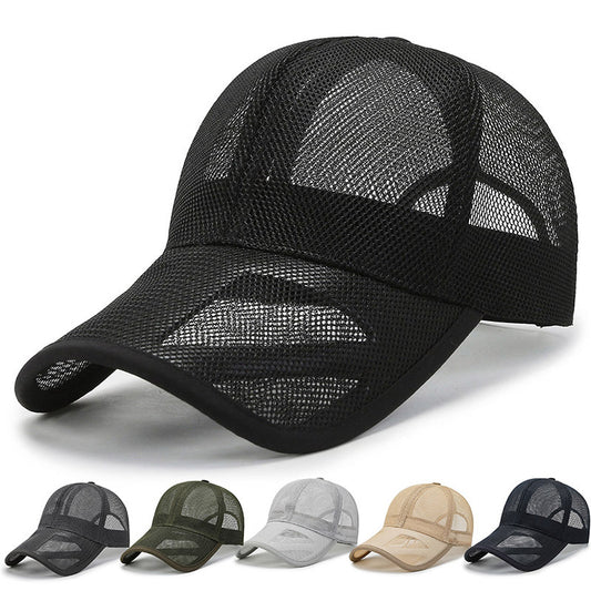 Mesh Breathable Baseball Cap Outdoor Solid Hat Summer Holiday