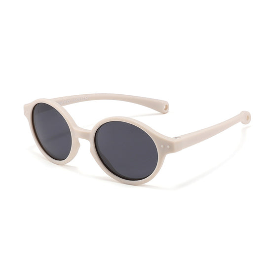 Kids Round Frame Sunglasses for Outdoor Traveling