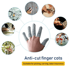10Pcs Anti Cut Finger Cover Kitchen Tools Protector