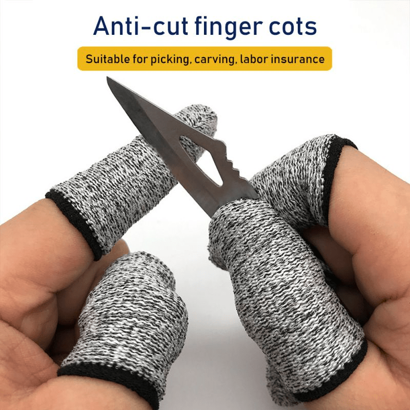10Pcs Anti Cut Finger Cover Kitchen Tools Protector