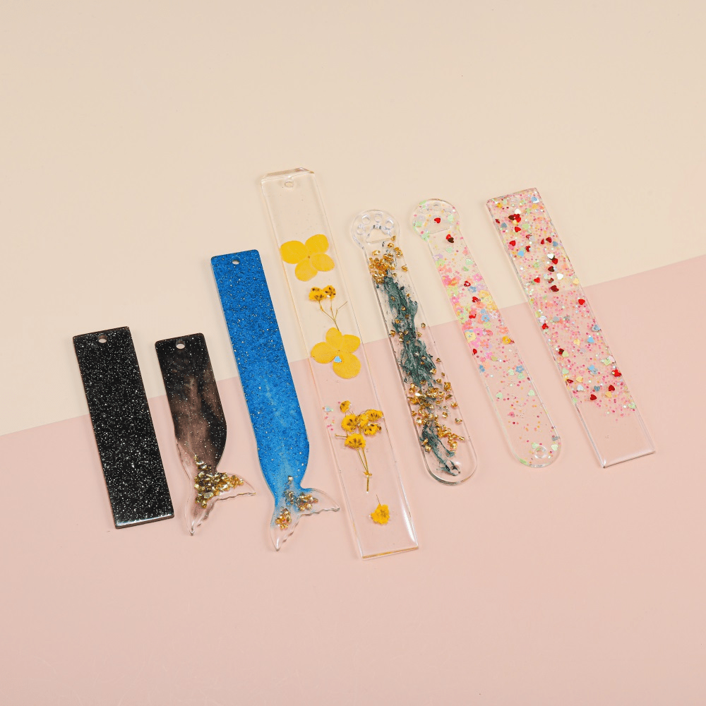 Silicone Fish Tail Bookmark Mold for Epoxy Resin Craft