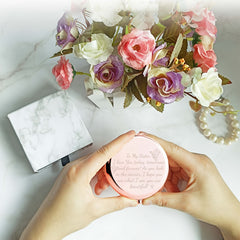 Personalized Compact Mirror for Sister - Perfect Gift Idea