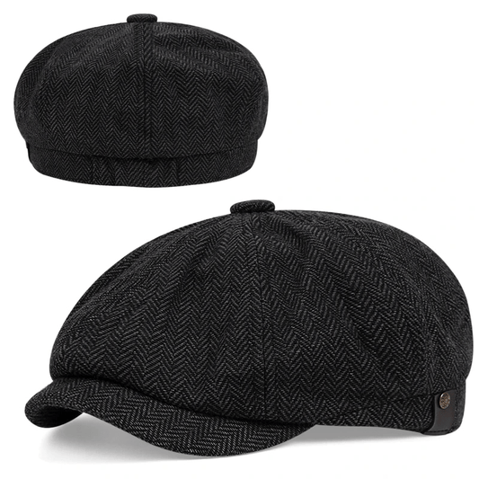 Spring Autumn Men's Retro Thin Beret Casual Hat