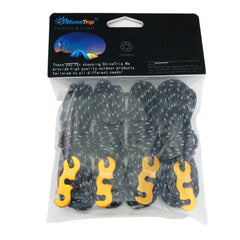 4pcs Reflective Wind Rope Aluminum Alloy Buckles for Camping & Outdoor