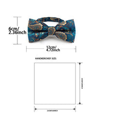 Paisley Bow Tie & Pocket Square Set