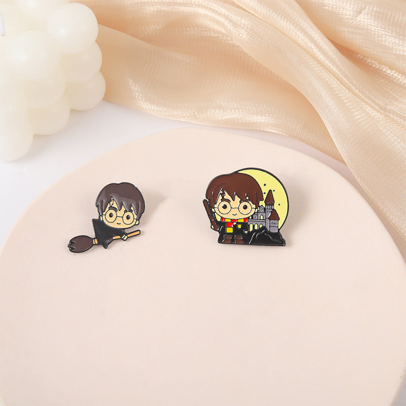 Cartoon Character Modeling Brooch