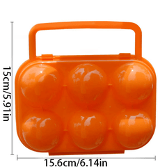 Portable 6 12 Grid Egg Storage Box for Outdoor Picnic BBQ Camping