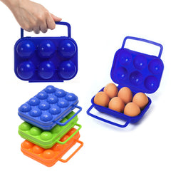 Portable 6 12 Grid Egg Storage Box for Outdoor Picnic BBQ Camping