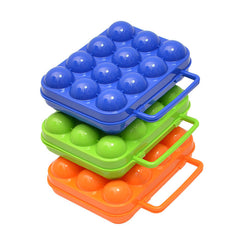 Portable 6 12 Grid Egg Storage Box for Outdoor Picnic BBQ Camping