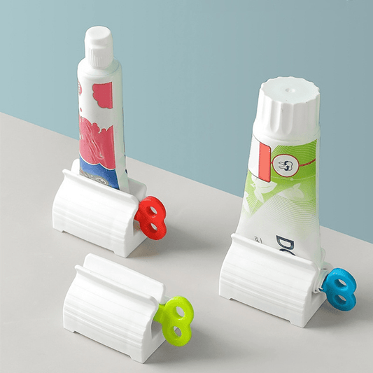 Automatic Toothpaste Dispenser Rolling Squeezer Holder