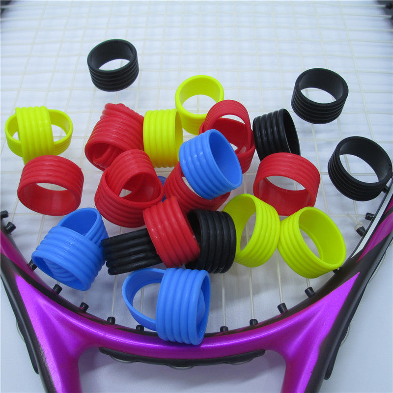 Silicone Tennis Racket Grips Bike Protectors Overgrip Elastic Grip Rings