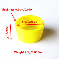 Silicone Tennis Racket Grips Bike Protectors Overgrip Elastic Grip Rings