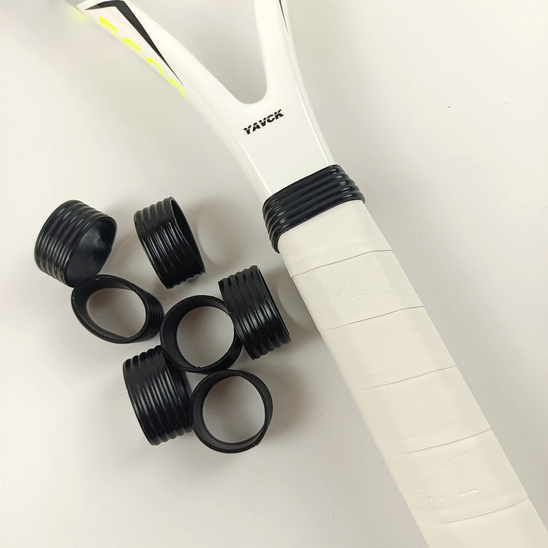 Silicone Tennis Racket Grips Bike Protectors Overgrip Elastic Grip Rings