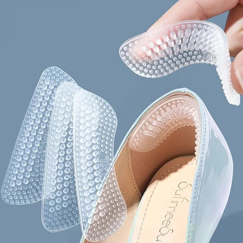 Silicone Heel Stickers Heels Grips Anti Slip Cushions Pads Foot Care