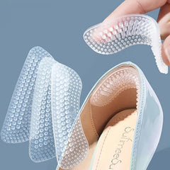 Silicone Heel Stickers Heels Grips Anti Slip Cushions Pads Foot Care