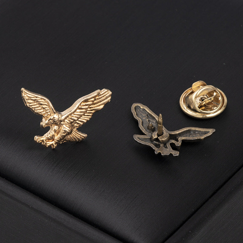 Retro Eagle Corsage Personality All match Suit Pin Buckle Animal Brooch