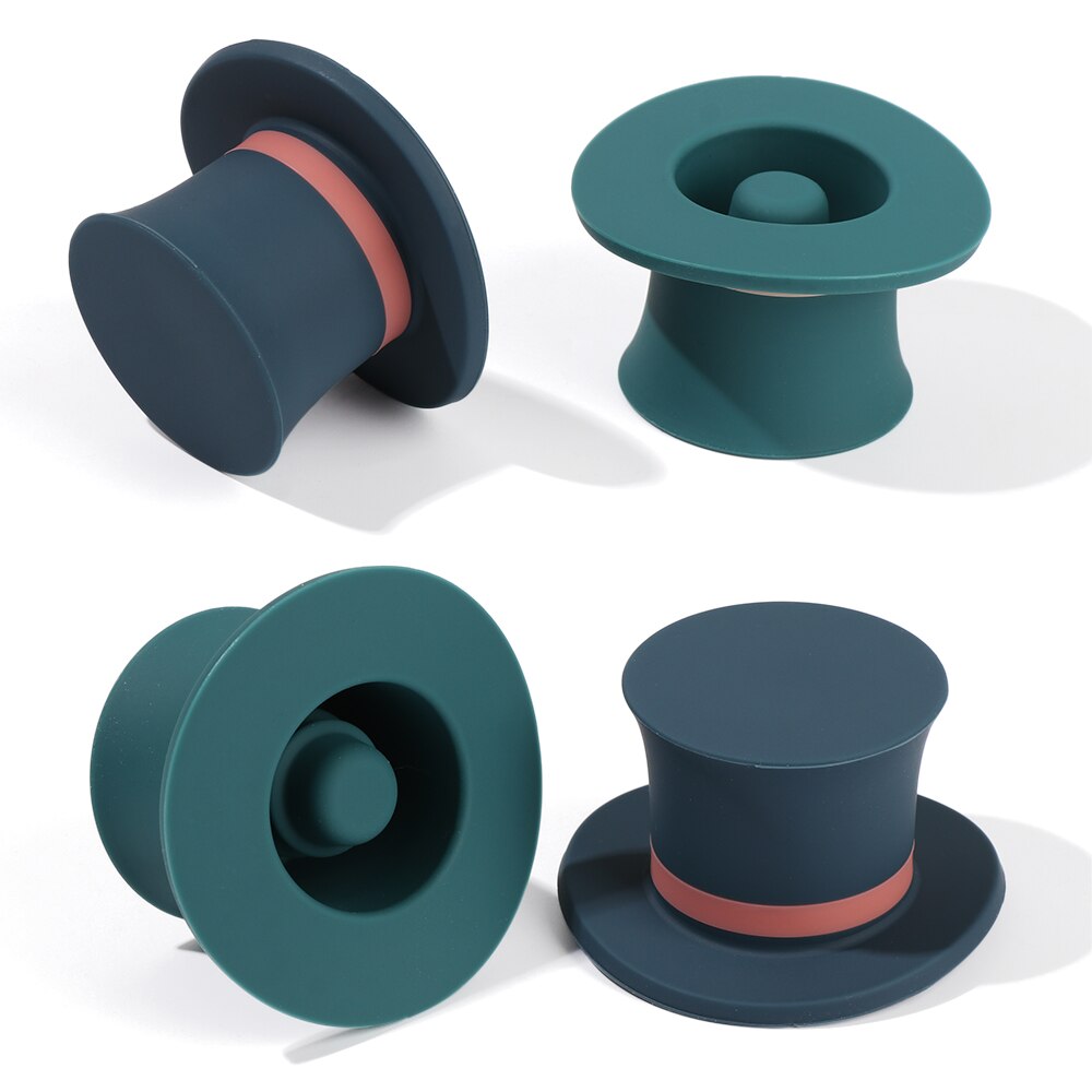 Hat Shaped Silicone Wine Stopper for Freshness