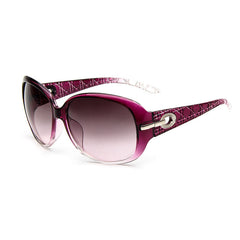 Vintage Oval Frame Oversized Sunglasses UV Protection Sunshade Eyewear Women