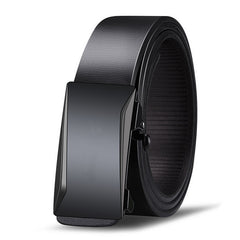 Men's PU Leather Automatic Buckle Business Belt