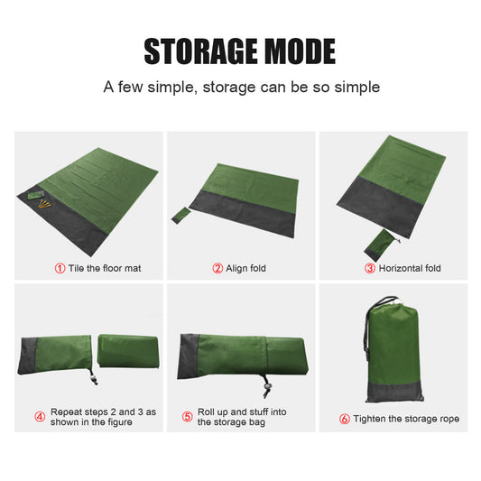 Portable Waterproof Camping Mat for Beach Picnic Outdoor Activities