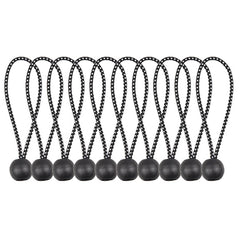 50pcs Elastic Bungee Cords - Secure Gear for Tents, Awnings, Canopies