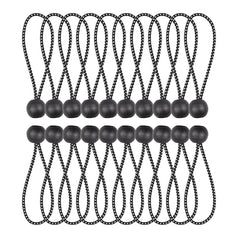 50pcs Elastic Bungee Cords - Secure Gear for Tents, Awnings, Canopies