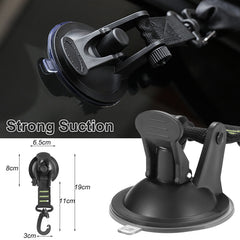 1pc Tent Suction Cup Hook Anchor Outdoor Car Side Camping Tarp Tie Down
