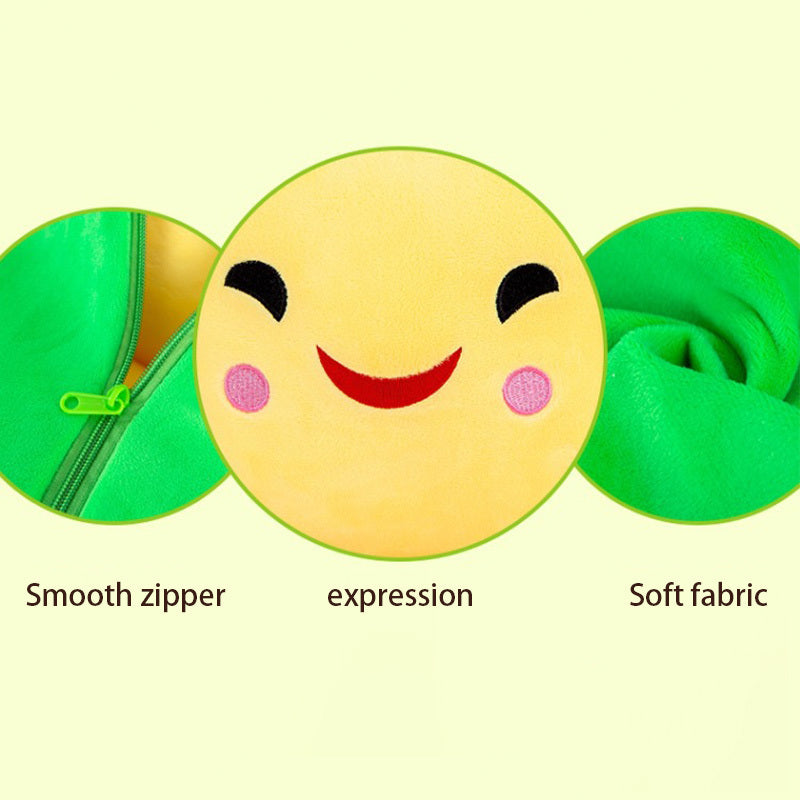 Bean & Pea Plush Toy Holiday Gift - Washable & Removable