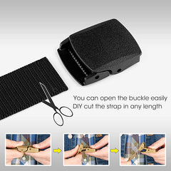 Men's Military Automatic Buckle Belt Tactical Canvas Belt