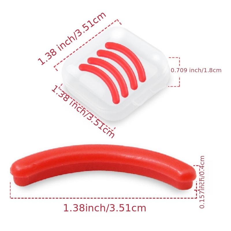 Silicone Rubber Refill Pads for Eyelash Curler with Storage Box