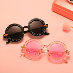 Kids Round Frame Sunglasses for Outdoor Activities