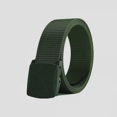 Men's Tactical Belt 24inch Nylon Waist Belt Plastic Buckle