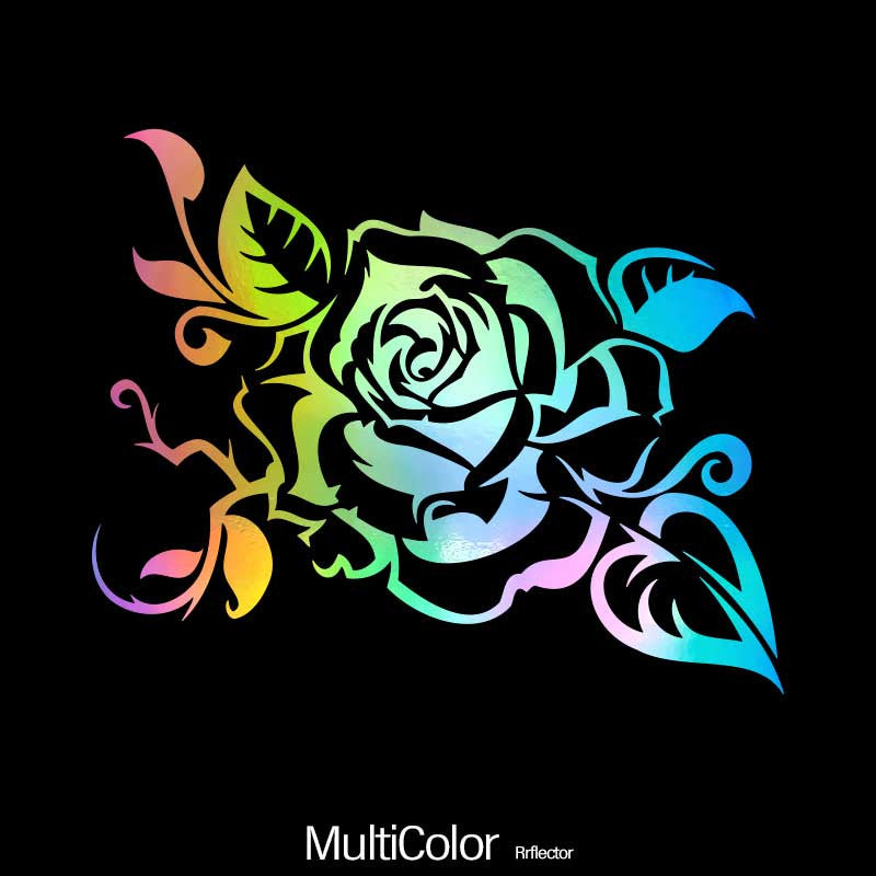 Colorful Flower Car Stickers - Add a Pop of Color to Your Ride!
