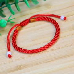 Adjustable Red String Bracelet Lucky Bangle Women Men Jewelry