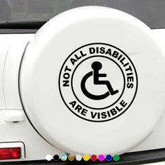 Invisible Disability Car Sticker Vinyl Decal