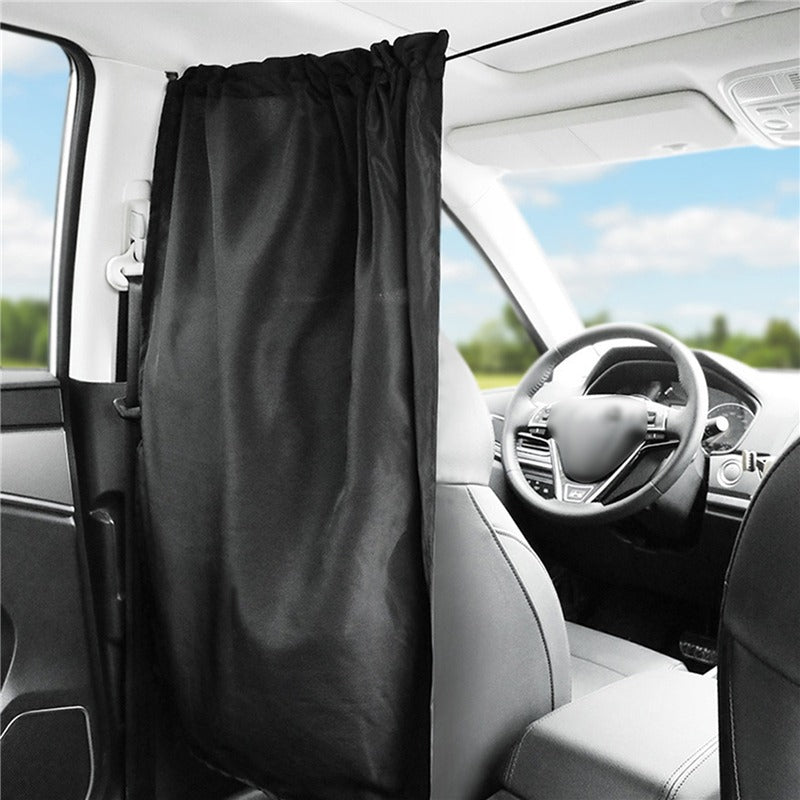 2pcs Taxi Car Isolation Curtain Set for Privacy on the Road