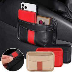 Pu Leather Car Storage Bag Multifunctional Small Pocket Organizer