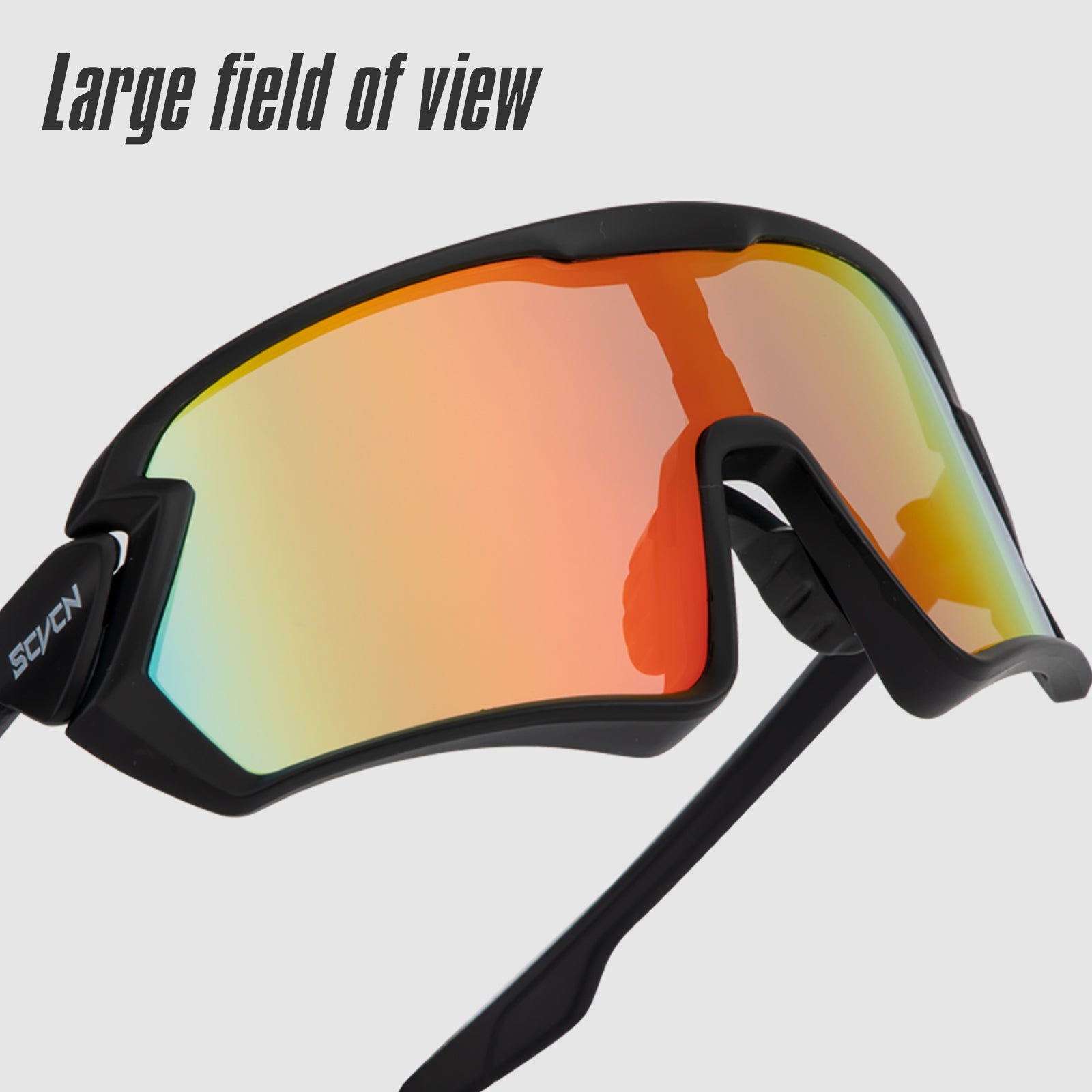 SCVCN Sunglasses Men's Cycling Protection Glasses Windproof Eyewear