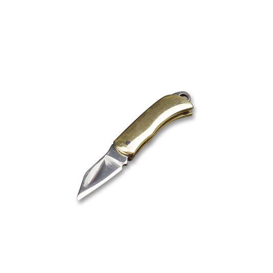 Mini Brass Folding Folder Pocket Keychain Keyring