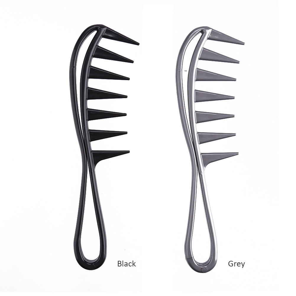 Shark Tooth Wide Plastic Comb Hair Styling Tool