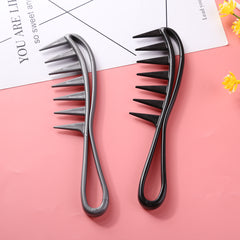 Shark Tooth Wide Plastic Comb Hair Styling Tool