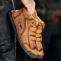 Men's Lace Up Ankle Boots for Work Office Outdoor