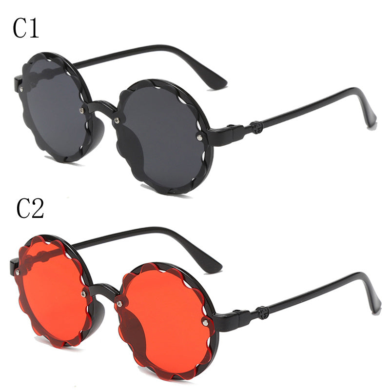 Y2K Round Sunglasses Lightweight Sun Protection