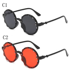 Y2K Round Sunglasses Lightweight Sun Protection