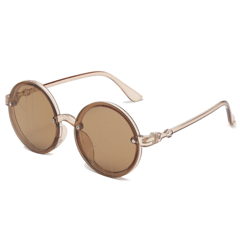 Y2K Round Sunglasses Lightweight Sun Protection