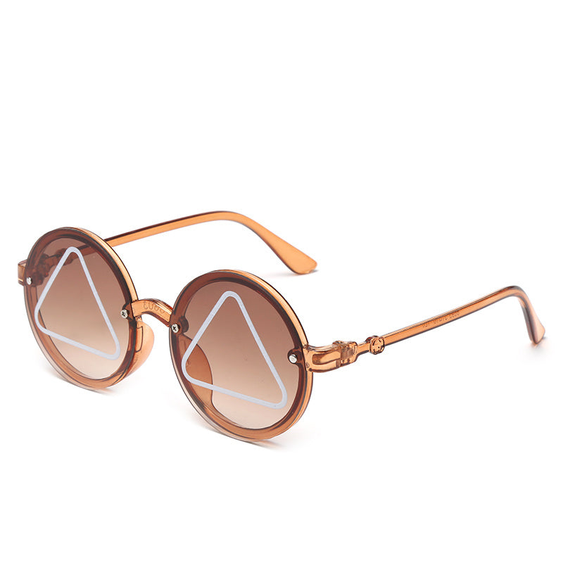 Y2K Round Sunglasses Sun Protection Funny Decorative Accessories