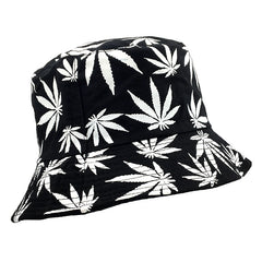 Colorful Maple Leaf Bucket Hat Men's Hip Hop Basin Hat